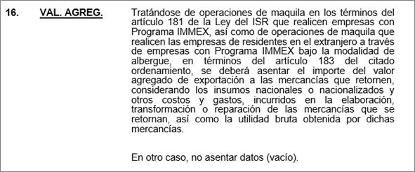 Interbridge Anexo 22 Reglas generales de comercio exterior campo 16 2 - Interbridge
